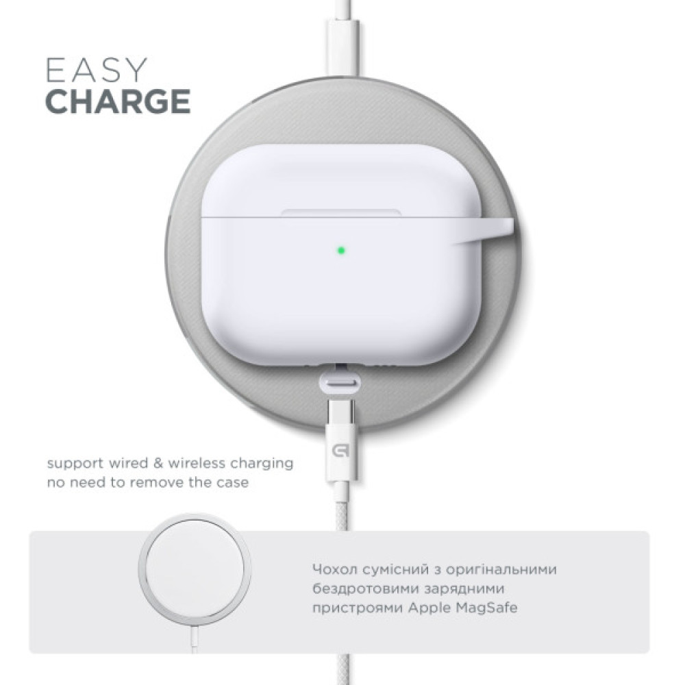 Чохол для навушників Armorstandart Hang Case For Apple AirPods Pro 3 White (ARM88284)