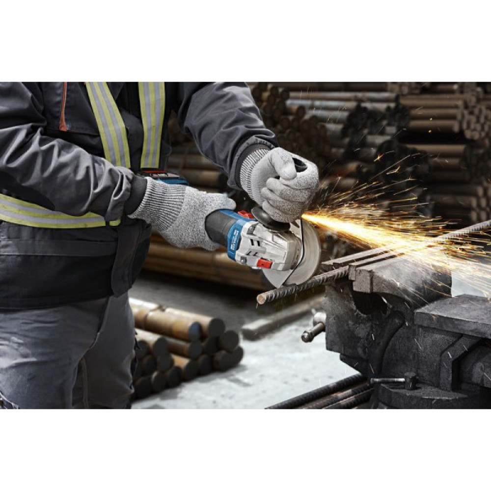 Шліфмашина кутова акумуляторна Bosch Professional GWS 18V-8 125мм 18В 2x5А·год 0-11000об·хв 1.7кг кейс ЗП GAL 18V-40