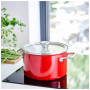 Каструля KitchenAid Steel Core 20 см 3,7 л червоний (CC003267-001) Каструля KitchenAid Steel Core 20 см 3,7 л червоний (CC003267-001)