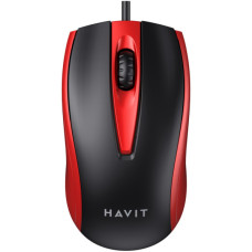 Мишка Havit HV-MS871 USB Red (6939119020293)