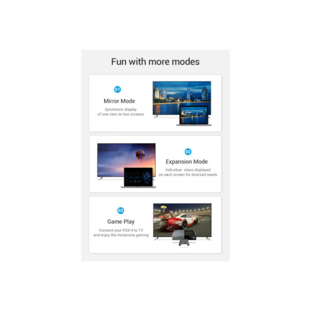 Кабель мультимедійний HDMI M to HDMI M 8.0m V2.0 4K60Hz black VENTION (AAMBK)