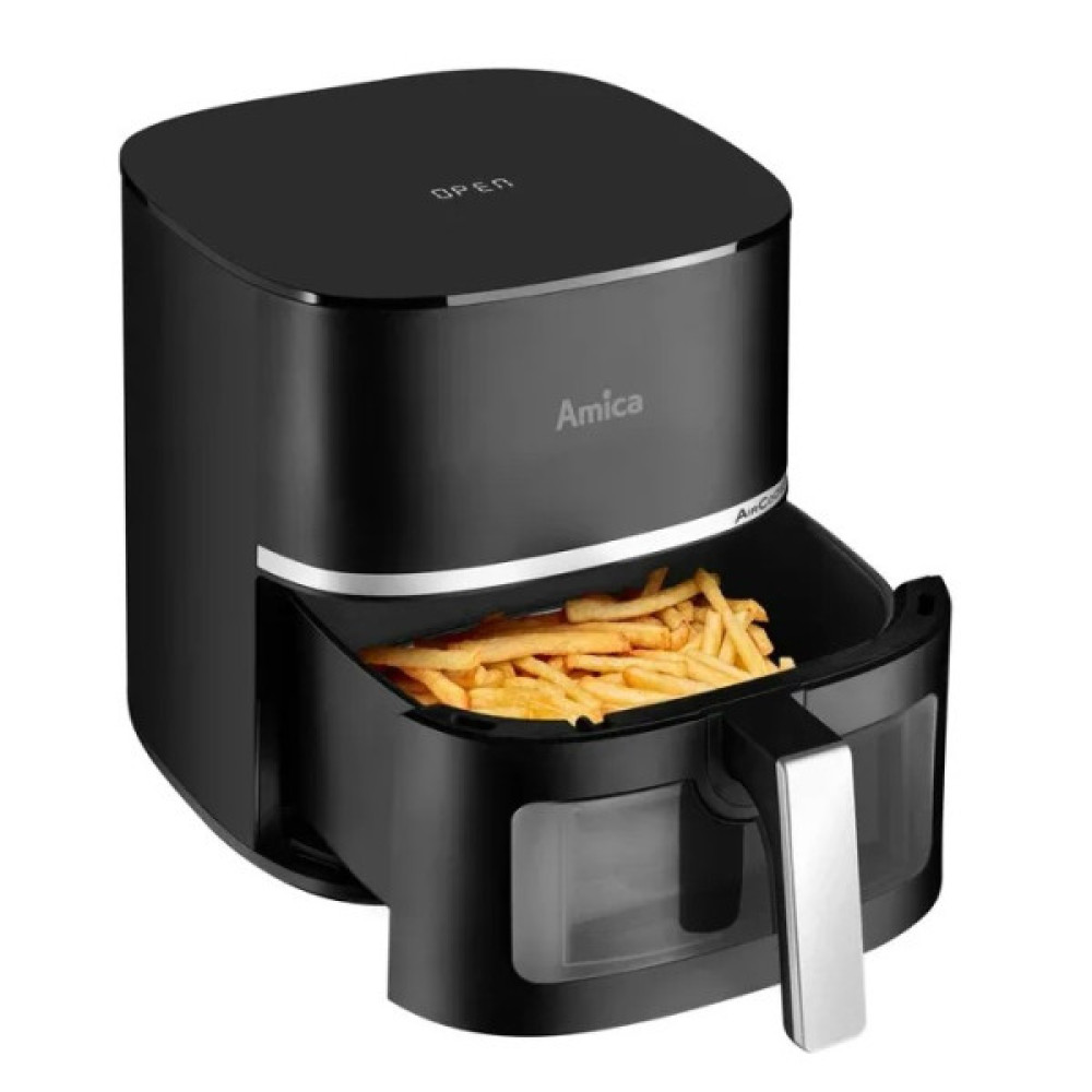 Мультипіч Amica 1600Вт, чаша-5.2л, сенсорне управл., 10 авто. программ, пластик, чорний