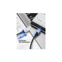 Дата кабель USB 2.0 AM to USB-C 1.5m US288 Aluminum Braid (Black) Ugreen (60127)