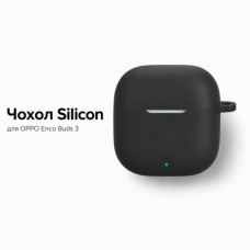 Чохол для навушників BeCover Silicon для OPPO Enco Buds 3 Black (715908)