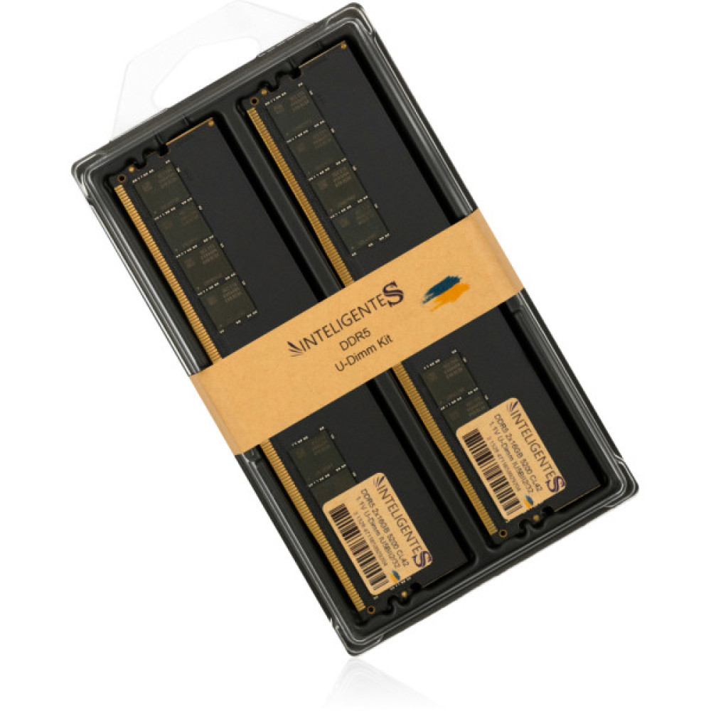 Модуль пам'яті для комп'ютера DDR5 32GB (2x16GB) 5200 MHz INTELIGENTES (IU5BII2/32)