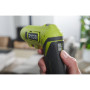 Викрутка акумуляторна Ryobi USB Lithium RSDP4-120G 4В 1х2А·год 5Нм 200об·хв поворотне руків'я 0.35кг