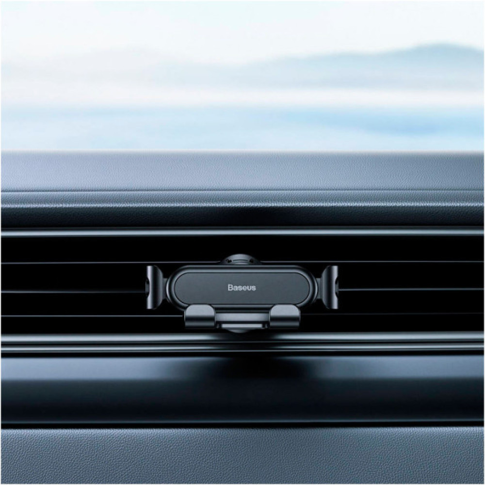 Універсальний автотримач Baseus Stable Gravitational Car Mount Lite (Air Outlet Version) (SUWX010001)