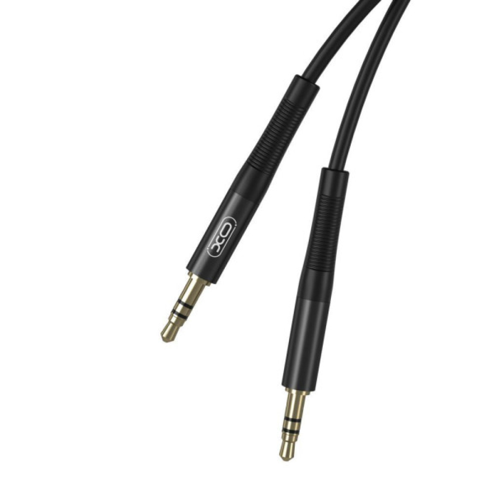Кабель мультимедійний 3.5mm M to 3.5mm M 1.0m black XO (NBR175A-BK)