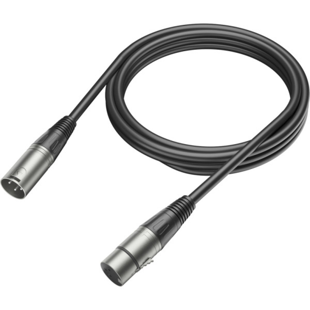 Мікрофонний кабель Fifine XLR Male to Female Black 1.8 м (L9C)
