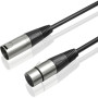 Мікрофонний кабель Fifine XLR Male to Female Black 1.8 м (L9C)