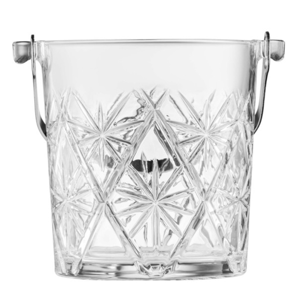Відро для льоду Ardesto Alba 980мл, скло, прозорий (AR5044)