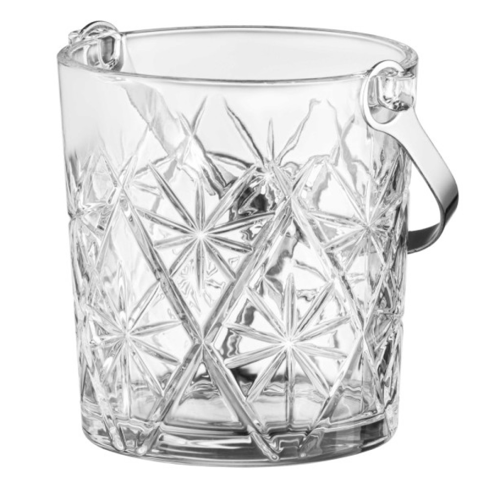Відро для льоду Ardesto Alba 980мл, скло, прозорий (AR5044)