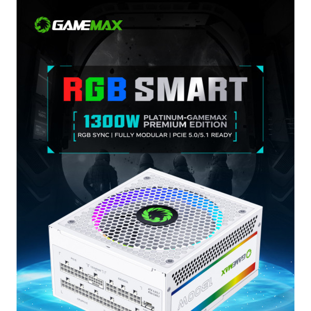 GAMEMAX RGB-1300 WH (ATX3.1 PCIe5.1)