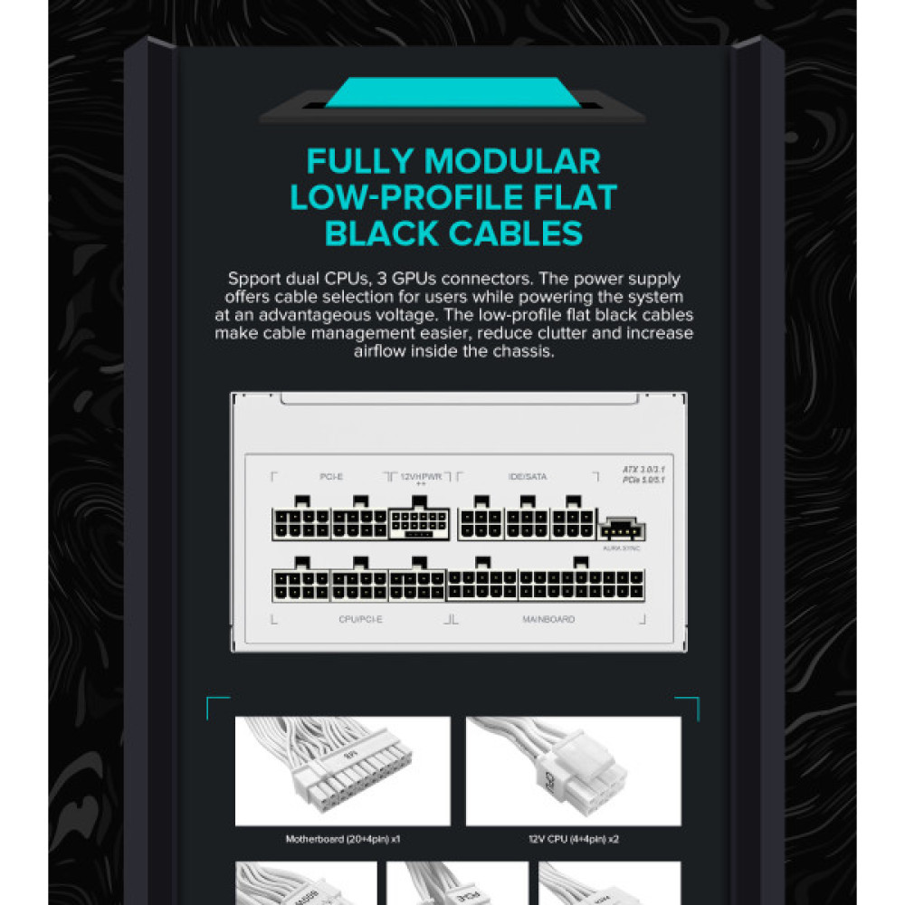 GAMEMAX RGB-1300 WH (ATX3.1 PCIe5.1)