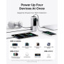 Батарея універсальна Anker 25000mAh, 165W, PD/3/0, QC/3/0, Built-In Double USB-C Cables, silver (A1695H41)