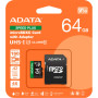 Карта пам'яті ADATA 64GB microSD class 10 UHS-I U3 V30 A2 Speed Plus (UD64GUI3V30A2SP-RA1)