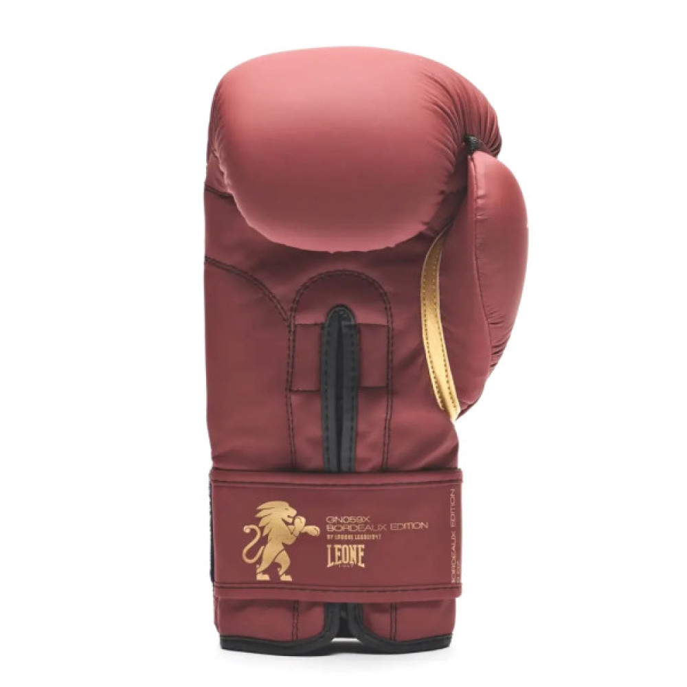 Боксерські рукавички Leone GN059X Bordeaux ED 14 унцій (капа в комплекті) (GN059X_BORDEAUX_14oz)