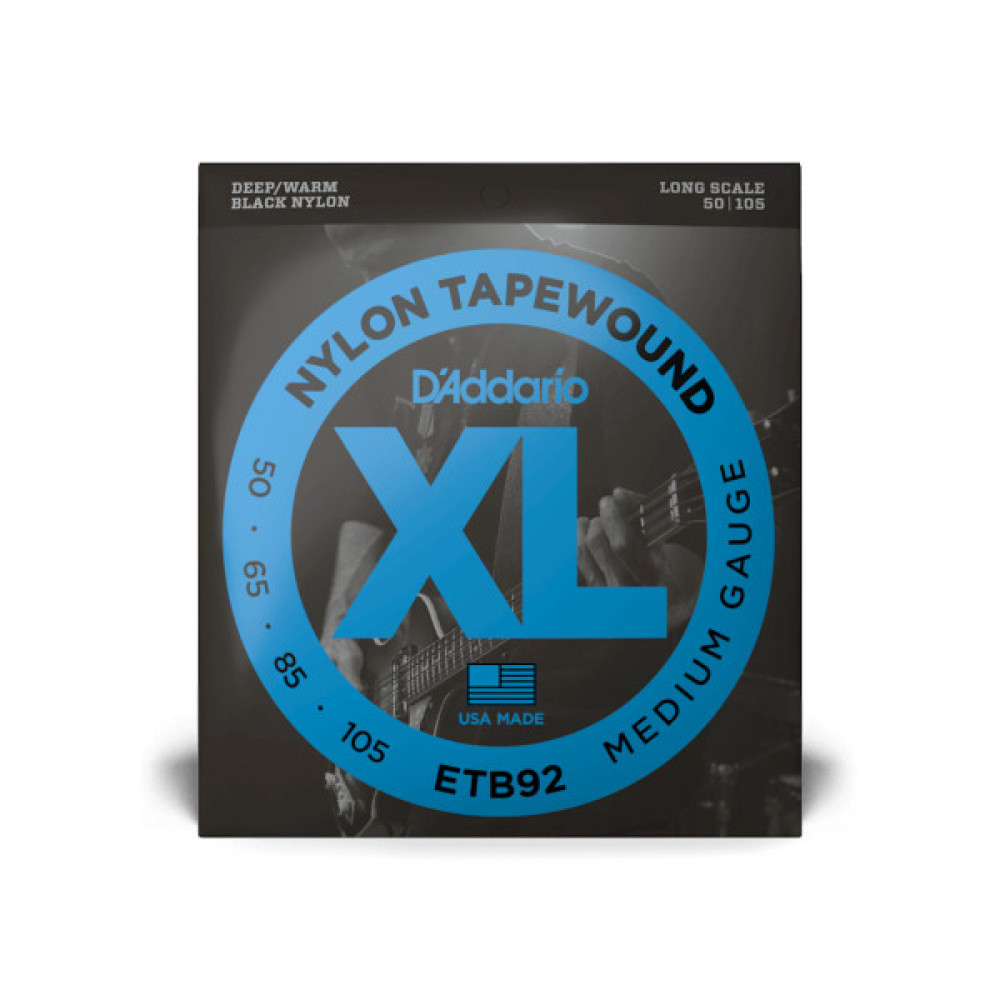 Струни для гітари D'Addario XL Nylon Tapewound Bass (50-105) (ETB92)