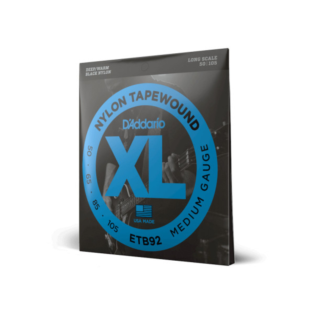 Струни для гітари D'Addario XL Nylon Tapewound Bass (50-105) (ETB92)