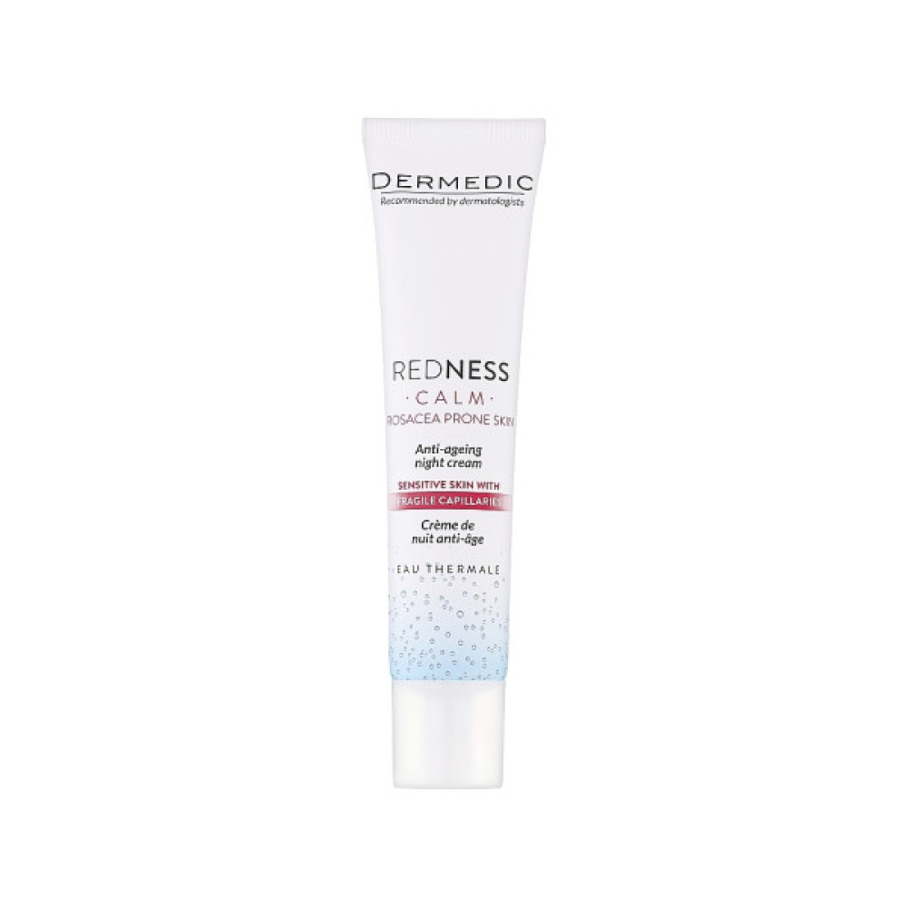 Крем для обличчя Dermedic Redness Calm Нічний Антивіковий 40 мл (5901643176563)
