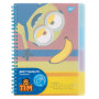 Зошит Yes А5 Minions пластикова обкладинка 80 аркушів, лінія (765739) Зошит Yes А5 Minions пластикова обкладинка 80 аркушів, лінія (765739)