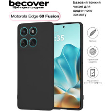 Чохол до мобільного телефона BeCover Motorola Edge 60 Fusion Black (713772) Чохол до мобільного телефона BeCover Motorola Edge 60 Fusion Black (713772)
