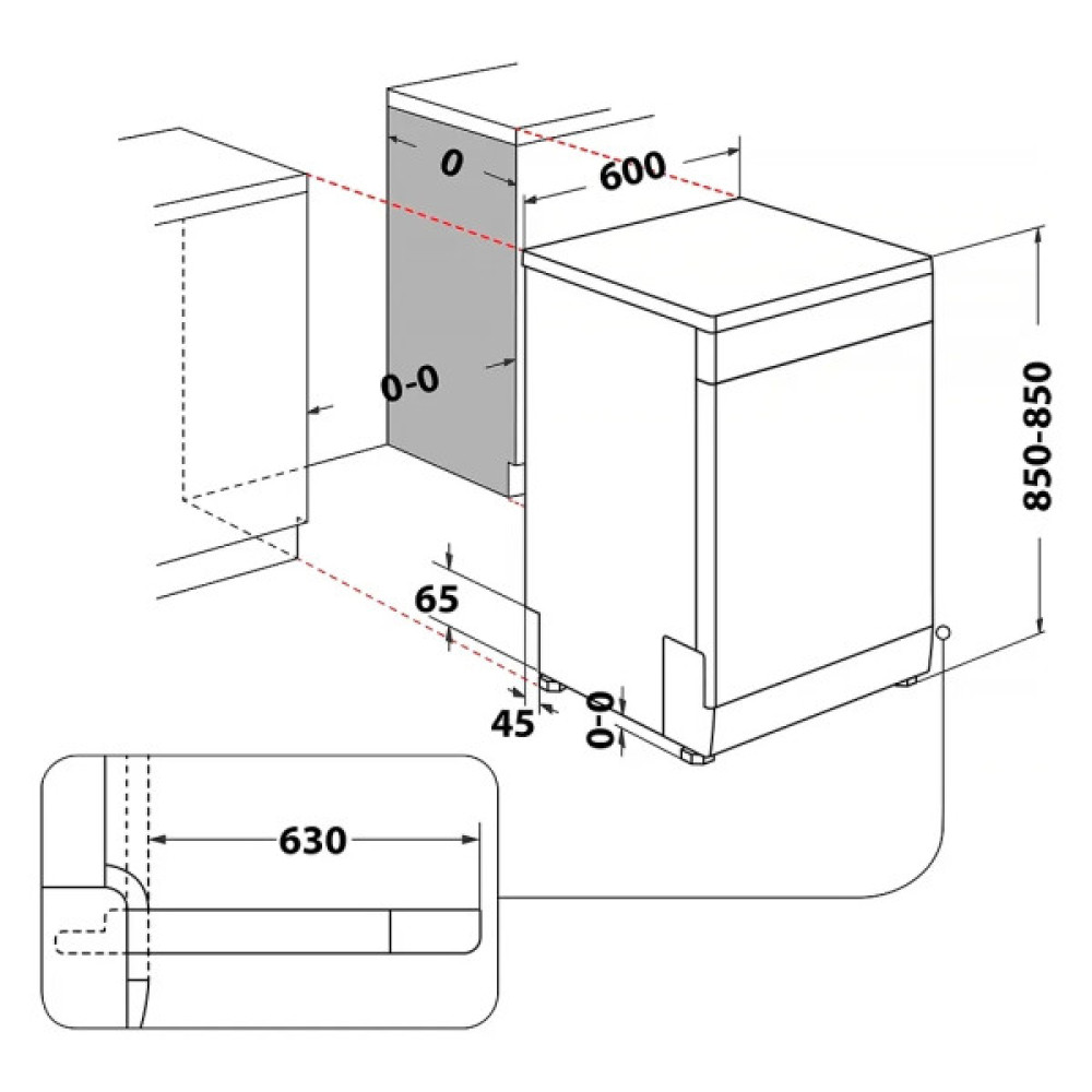Посудомийна машина Whirlpool W7F HP33 A