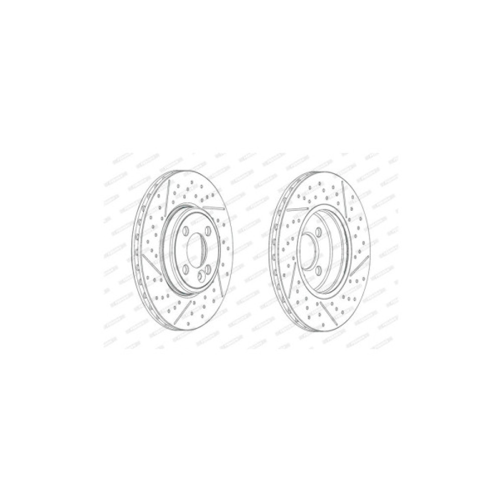 Гальмівний диск FERODO DDF2126C