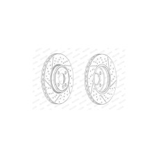 Гальмівний диск FERODO DDF2126C