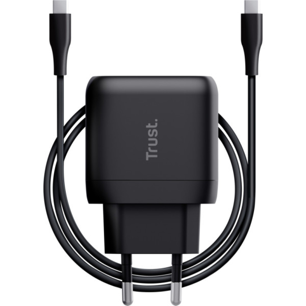Зарядний пристрій Trust Maxo 45W USB-C PD black (24816_TRUST)