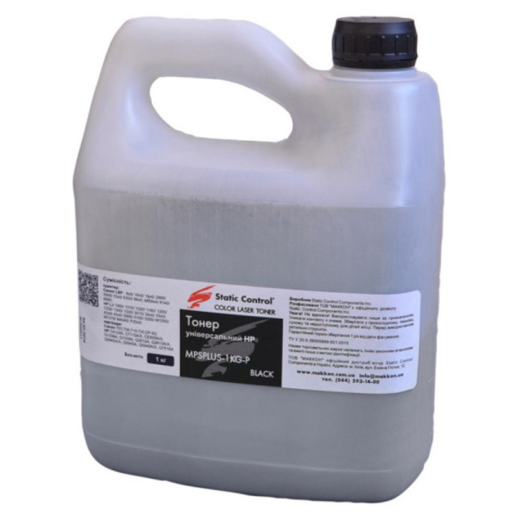 Тонер HP LJ Universal Static Control (MPSPLUS-1KG-P)