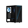 Корпус 2E GAMING Infinity G205A без БЖ 2xUSB3.0, 1xUSBType-C, 1x120мм ARGB, 2x120мм, VGA 345мм, LCS ready, TG Side Panel, ATX, чорний