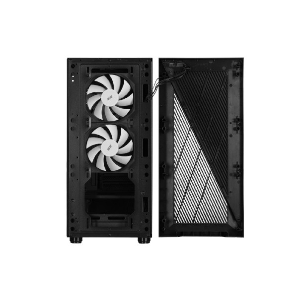Корпус 2E GAMING Infinity G205A без БЖ 2xUSB3.0, 1xUSBType-C, 1x120мм ARGB, 2x120мм, VGA 345мм, LCS ready, TG Side Panel, ATX, чорний