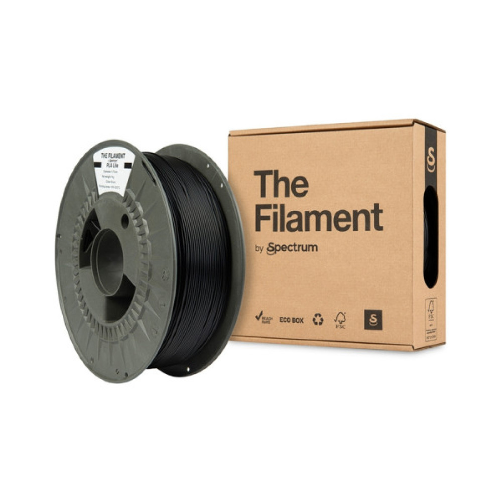 Пластик для 3D-принтера The Filament PLA Lite 1.75mm BLACK 1kg (TF-24224)