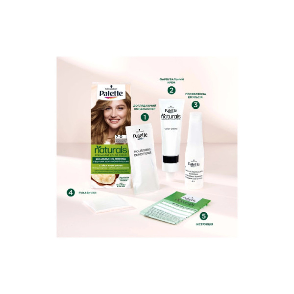 Фарба для волосся Palette Naturals без аміаку 10-4 Бежевий блондин (9000101689686)