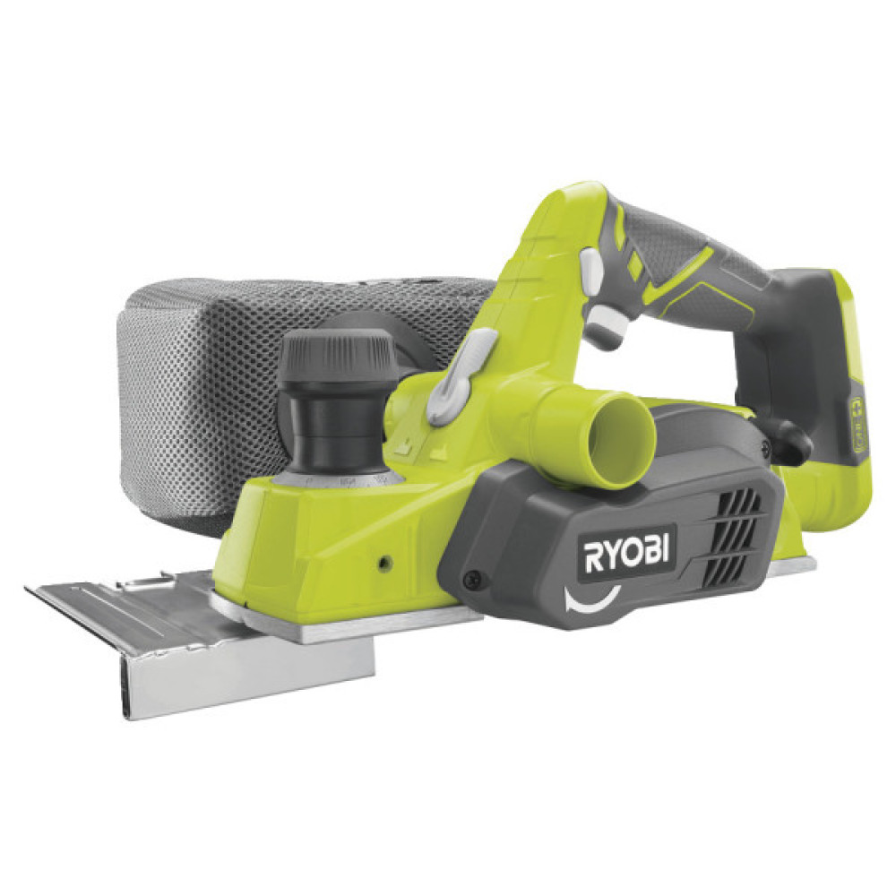 Рубанок акумуляторний Ryobi ONE+ R18PL-0 18В 82мм стругання до 1.6мм шпунт до 12.5мм 2.4кг без АКБ та ЗП