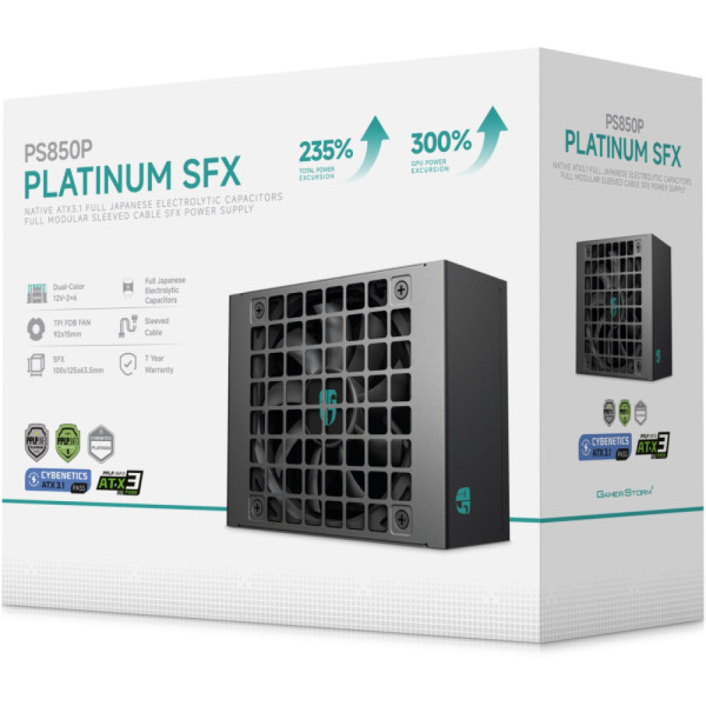 Блок живлення Deepcool 850W GamerStorm PS850P (R-PS850P-FE0B-JGEU)