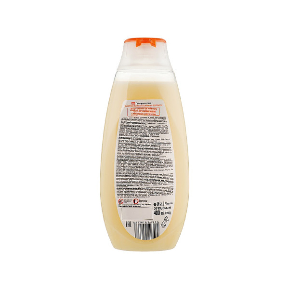 Гель для душу Fresh Juice Superfood Baobab & Caribbean Gold Melon 400 мл (4823015942266)