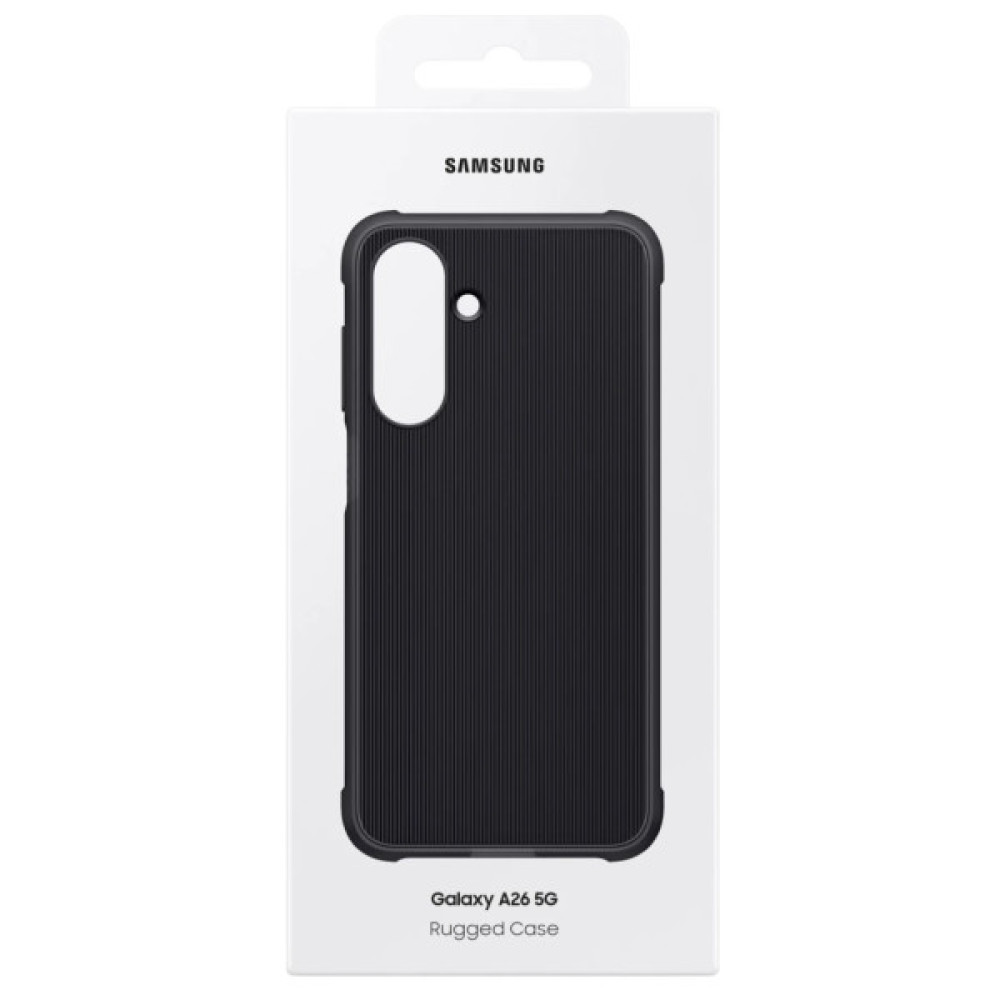 Чохол до мобільного телефона Samsung Galaxy A26 (A266) Rugged case Black (EF-RA266CBEGWW) Чохол до мобільного телефона Samsung Galaxy A26 (A266) Rugged case Black (EF-RA266CBEGWW)