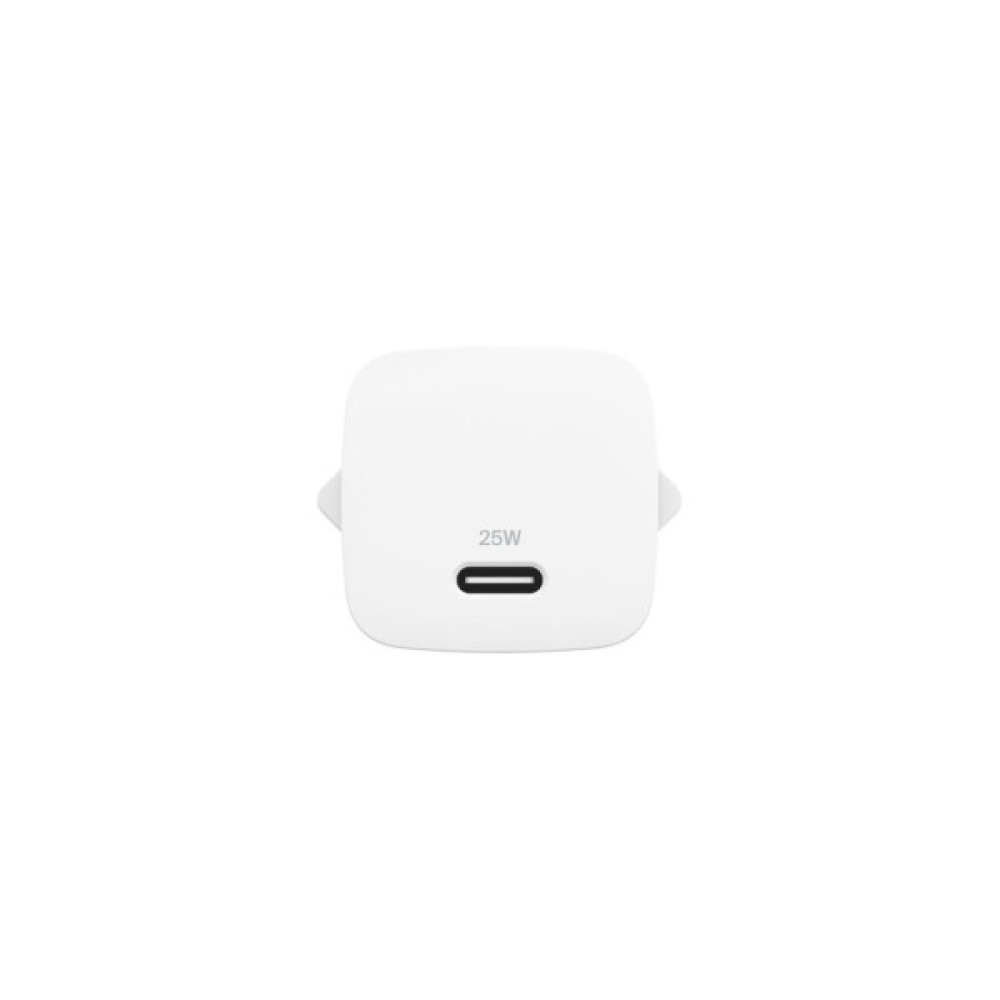 Зарядний пристрій Belkin USB-C PD25W PD3.1 + cable USB-C to USB-C 1.0m white (WCA012KQ1MWH-B6)