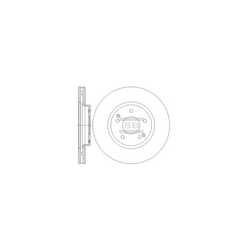 Гальмівний диск HI-Q SD3042