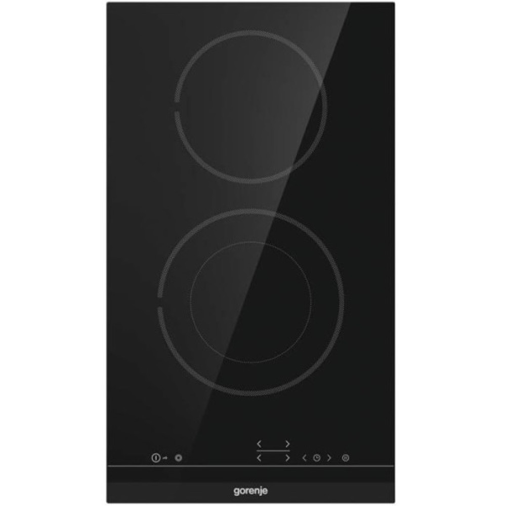 Варильна поверхня Gorenje електрична, 30см, Доміно, чорний