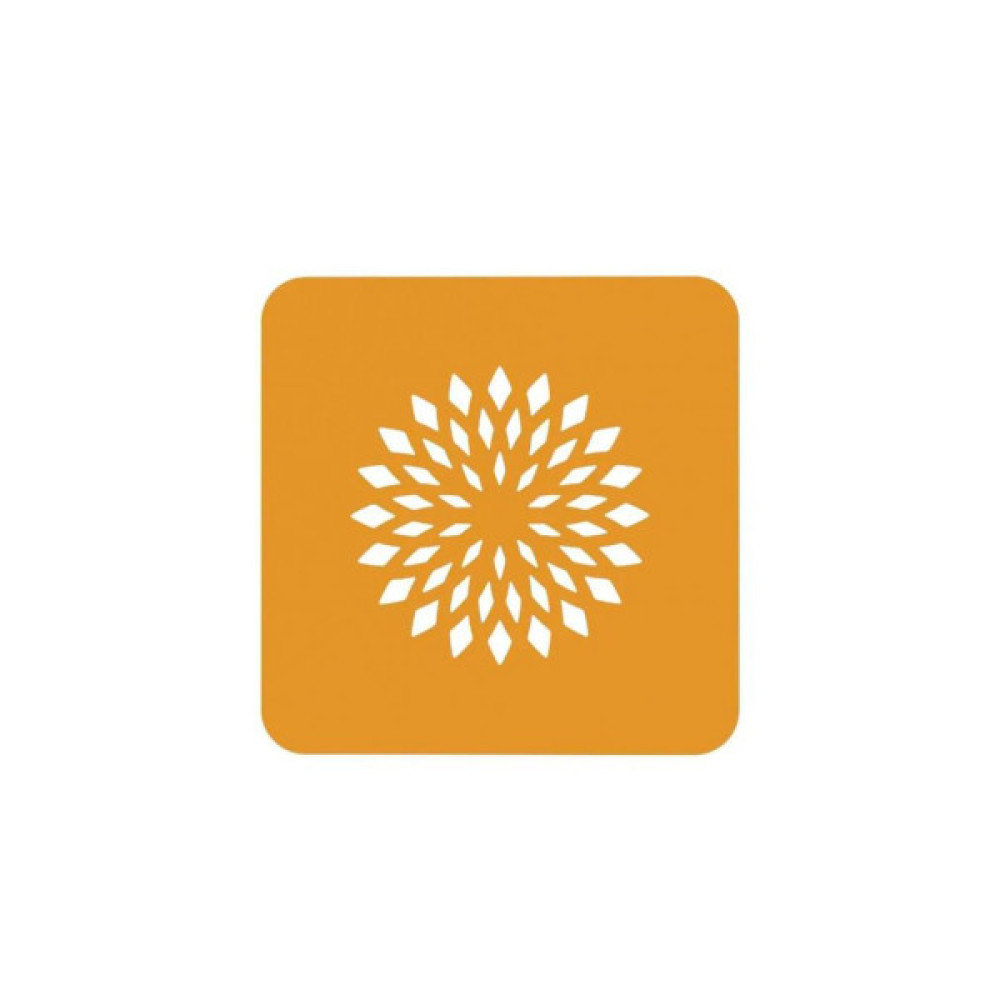 Кондитерський килимок Silikomart для декорування "Квітка лотоса" d 100 мм 2 шт (STENCIL FIORE DI LOTO)