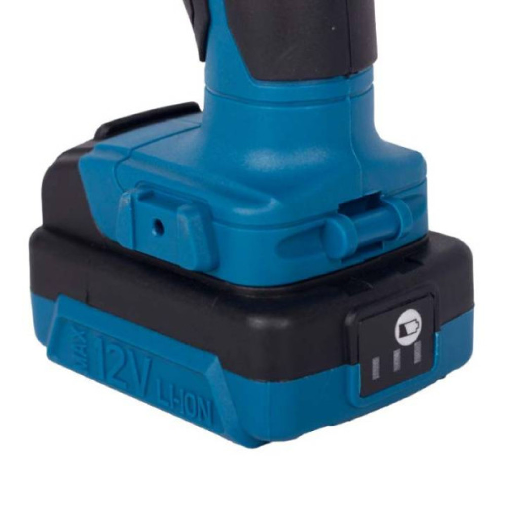 Шурупокрут-дриль акумуляторний Зеніт Профі ЗПША-12/15 DFR/B 12В 2х1.5А·год 25Нм 350·1500об/хв 1кг