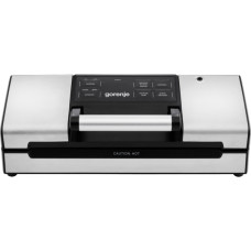 Вакууматор Gorenje для пакетів, 120Вт, 30см, електронне керування, +10 пакетів, нерж, чорний