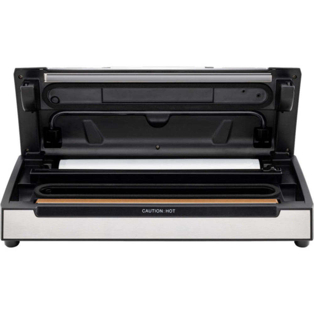 Вакууматор Gorenje для пакетів, 120Вт, 30см, електронне керування, +10 пакетів, нерж, чорний