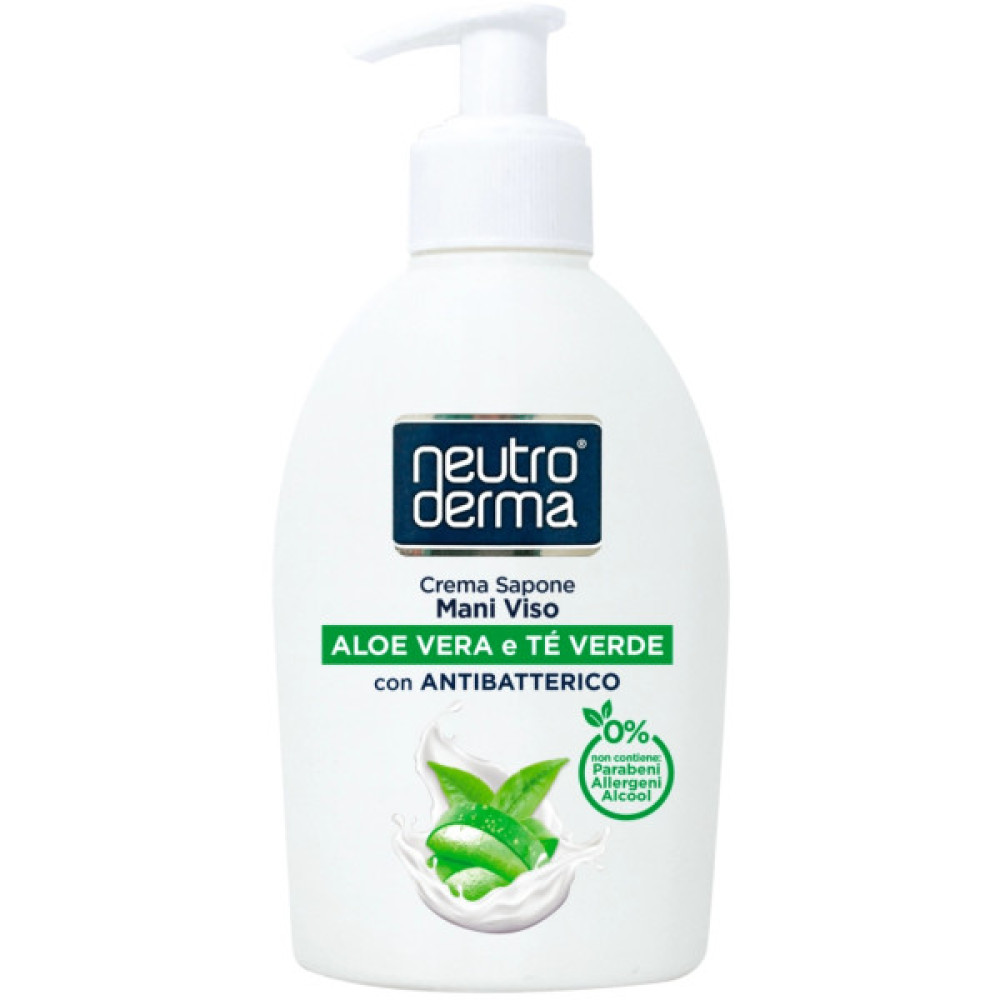 Рідке мило Neutro Derma Алое вера та Зелений чай 300 мл (8033993194304)