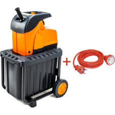 Подрібнювач GTM DS2800/45 KIT, 220В, 2800Вт, до 45мм, ножі, 60л + подовжувач 10м (DS2800/45_KIT+ext.cord)