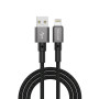 Дата кабель USB 2.0 AM to Lightning 1.0m 2.4A black Grand-X (PL-08B)