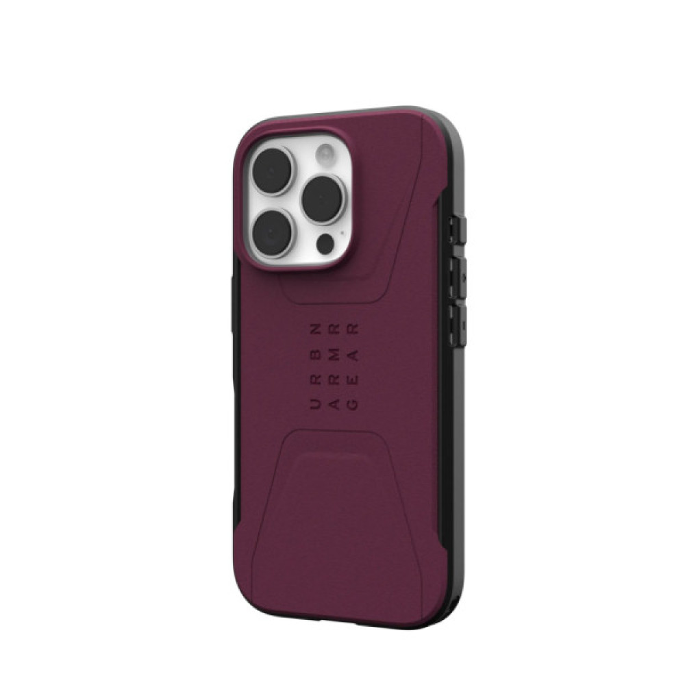 Чохол до мобільного телефона UAG iPhone 16 Pro Civilian Magsafe Bordeaux (114444119049)